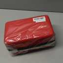 EVA Hard Case with Customizable Foam 7.1 x 4.7 x 3.1 Inch Protective EVA Carrying Case Shockproof Outdoor for Camera, Digital Products, Electronic Instruments with Knife, Orange