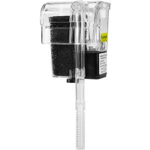 AQUANEAT Aquarium Hang on HOB Power Filter 5 Gallon Rimless Small Fish Tank Filter 90GPH (up to 5Gal)