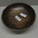 EDHAS Mango Wood Decorative Wooden Bowl Hand Carved Home Decor for Dining Table Center, Living Room, Kitchen Dcor (12" x 12' x 4.75")