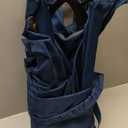 Folding Raised Dog Cot, Large Outdoor Elevated Dog Bed, Cooling Chew Proof Pet Cots Bed, Portable, Heavy Duty Up to 160 lbs, Pet Cot for Camping, Home, Dark Blue, 43"x27"x7"