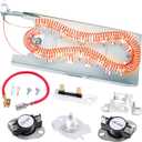 Dryer Heating Element Kit Compatible with Whirl-pool duet Dryers WED8300SW2, WED8000DW4, WED5500XW0, WED92HEFBD2, WED92HEFC2, WED92HEFU2, WED92HEFW2, GEW9250PW0, GEW9200LW1, GEW9200LW0, GEW9200LL1