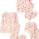 The Children's Place unisex-baby Family Matching, Christmas and Holiday Pajama Sets, Cotton (5, Pumpkin/Candy Halloween)