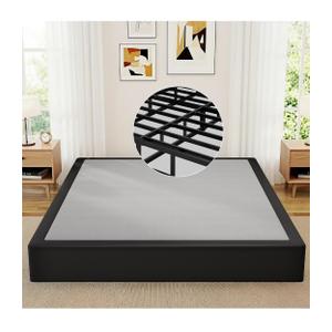 10 Inch High Profile Full Box Spring, Heavy Duty Metal Frame Mattress Foundation with Fabric Cover, Easy Assembly, Noise-Free (10 Inch, Full)