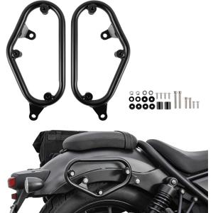 Motorcycle Saddlebag Support Brackets for Rebel 300 CMX300 Rebel 500 CMX500 2017 2018 2019 2020 2021 2022 2023 2024 2025 2026 Saddle Bag Side Support Mount Brackets