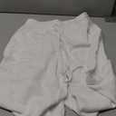 Beautiful Nomad Women's Linen Pants High Waisted Straight Pant Casual Flowy Wide Leg Drawstring Trousers with Pockets White S