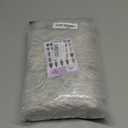 Silver White Goddess Locs Crochet Hair 7-Pack Pre Looped Braiding Hair 84 Strands Grey Bohemian Faux Loc Boho Braids River Loc Dreadlocs Hair for Black Women (Silver white, 24 Inch(Pack of 7))