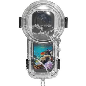 Fotoleey Waterproof Case for Insta360 X5  60m Dive Housing, with Carry Pouch & Anti-Fog Inserts  for Snorkeling, Swimming, Surfing  Shockproof, Leakproof Protection Fotoleey Waterproof Case for Insta360 X5  60m Dive Housing, with Carry Pouch & Anti-Fog Inserts  for Snorkeling, Swimming, Surfing  Shockproof, Leakproof Protection