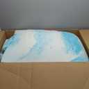 DUMOS 3 Inch Gel Memory Foam Mattress Topper King - Blue Soft Mattress Topper King Size for Back Pain, CertiPUR-US Certified, RV, Camper, CertiPUR-US Certified, Blue