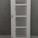 30" X 6 Steel Return Air Filter Grille for 1" Filter - Removable Face/Door - HVAC Duct Cover - Flat Stamped Face - White [Outer Dimensions: 32.5 X 7.75]