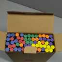 60 Pcs Rhythm Sticks for Kids Bulk, Wood Music Lummi Sticks, 6 Colors (Multicolour)