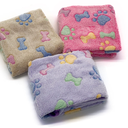 3 Puppy Blankets Super Soft Warm Sleep Mat Bone Print Cute Blanket Fluffy Premium Fleece Pet Blanket Flannel Throw Dog Blankets for Small Dogs Puppy Cat