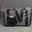 YUDODO Large Console Dog Car Seat (Width＞9in) Fits 0-18lbs, Anti-Slip Puppy Cat Travel Portable Booster Seat, Portable Pet Car Bed Carseat Dual Front & Rear Pillow Gray