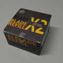 Replacement Heads Compatible with Microtouch Titanium Head Shaver - 5D Stainless Steel Blades for Wet Dry Bald Shaving, Waterproof, Includes 2 Cleaning Brushes (2 Pack)