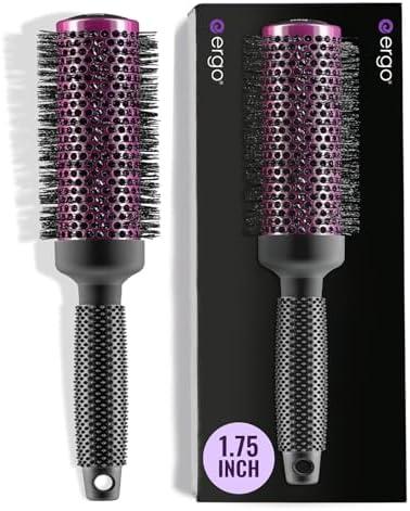 Ergo Super Gentle Round Hair Brush for Blow Out - Salon Quality Salon Brushes for Women - Volumizing Blowout Brush - Wet & Dry Use - ERG43: 1.75