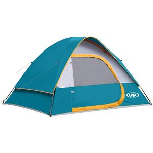 UNP 4 Person Camping Tent Waterproof Family Dome Tent Outdoor