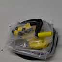 Water Hose Reel Cart, Holds 60-80 Ft of 5/8 Inch Hose, Yellow Wall Mounted Garden Hose Cart, Portable Hose Reel for Convenient Storage and Watering