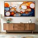 Abstract Wall Art - Colorful Canvas Wall Pictures, Framed for Living Room Decor - Modern Large Wall Art - Above Bed Wall Decor for Dedroom -Oil Painting Wall Art, 40"L x 20"W