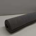 Marine Carpet,5 FT x 10 FT Smoke Gray Indoor Outdoor Carpet 0.2" Thick Boat Carpet with Water-Proof TPE Backing, Non-Slide Outdoor Marine Carpet Roll for Home, Patio, Porch, Deck