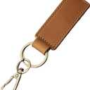 HILLMAN Genuine Leather Car key Keychain Universal Leather Key Chain Holder for Men and Women with Anti-lost Ring 