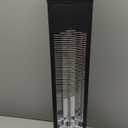 1500W Electric Patio Heater, 36inch Infrared Heater with Remote, IPX5 Waterproof Infrared Tower Space Heater, 2 Heat Levels, 12H Timers, Tip-Over & Overheat Protection for Garage, Indoor, Home