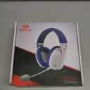 Redragon H848 Wireless Gaming Headset - Lightweight - 7.1 Surround Sound - 40MM Drivers - Detachable Microphone - Multi Platforms for PC, PS5/4/3, Switch, Mobile (Blue)