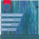 Manduka eKO SuperLite Yoga Mat - 1.5mm Natural Rubber | Foldable & Travel Friendly | Soft Textured Surface | Eco-friendly