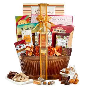 Broadway Basketeers Gift Basket Holiday Thanksgiving Gifts for Women, Men, Families, Christmas, Teacher, College, Appreciation, Thank You, Birthday, Corporate, Get Well, Sympathy Chocolate Baskets, BB Date Not Found
