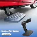 Retractable Truck Side Bed Step Compatible with 2017-2022 Ford F250 F350 Super Duty Folding Side Bed Step Replace# 75413-01A