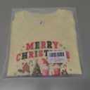 Boys Christmas Shirt for Kids Girls Toddler Ugly Funny Xmas T-Shirt Short Sleeve Cotton Tee Top 2-8 Years (Cream Merry Christmas)