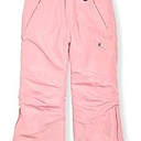 Arctic Quest Insulated Ski and Snow Pants for Boys and Girls, Water Resistant Trousers for Kids Blush