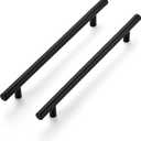 Ravinte 10 Inch Cabinet Handles Matte Black Drawer Pulls Stainless Steel Kitchen Cabinet Hardware Cabinet Pulls 10" Length,7-1/2" Hole Center|5 Pack