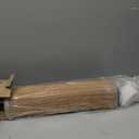 Cordless Bamboo Roman Shades for Windows, 100% Blackout Backing Fabric for Light Blocking, 20" W  64" H - Papara Carbon