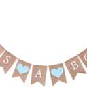 Burlap Banner for Baby Boy Shower - Baby Boy Shower Decorations,Its A Boy Burlap Banner,Best Boys Birthday Party Supplies (Its A Boy Burlap Banner)