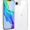 FNTCASE for iPhone 16e Case Clear: Phone Cases Compatible with Magsafe Slim Anti Yellowing Military Grade Drop Protection Rugged Shockproof Protective Transparent Cell Phone Cover (B-Clear)