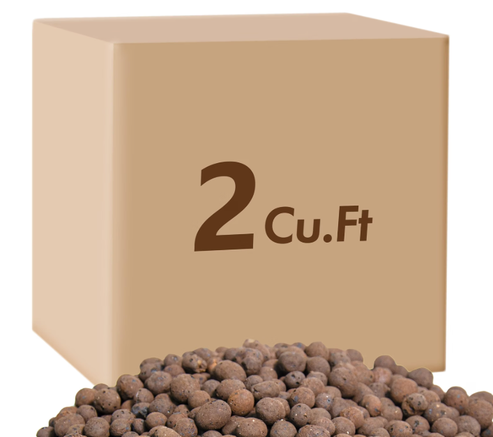 D'vine Dev 2 Cu. Ft Expanded Clay Pebbles, Planter Filler Balls, 97-F-6
Lightweight & Porous Design, Improves Drainage and Aeration, Moisture Balance, Ideal for Hydroponics, Orchids & Gardening