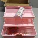 VALICLUD Box Portable Case for Storage Accessory Organizer Cute Jewelry Holder Desktop Cosmetic Holder Small Jewelry Case Jewelry Storage Container Accessories Hair Plastic Child