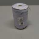 80 Yards Elastic Band 3/8 inch Wide White Elastic Strap High Elastic Cord for Sewing Waistband and Pants Waist, 1 Rolls