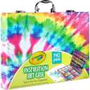 Crayola Inspiration Art Case Coloring Set - Tie-Dye (140ct), Essential Easter Basket Stuffers, Art Supplies Set For Kids, Travel Drawing Kit, Gift for Girls & Boys, Ages 5+ [Amazon Exclusive]