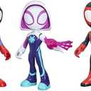 Spidey and his Amazing Friends Supersized Hero Multipack, 3 Large Action Figures, Marvel Preschool Super Hero Toy, Ages 3 and Up, 9 Inches