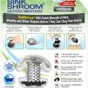 SinkShroom Ultra Revolutionary Bathroom Sink Drain Protector, Stainless Steel