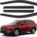 Window Visors Rain Guards Shield for 2019-2025 Toyota RAV4, Out-Channel Window Vent Wind Deflectors Visors Shades for 19-25 RAV4
