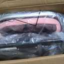Hagaday Baby Stroller, 2-in-1 Reversible Toddler Seat with Bassinet Mode, Foldable Infant Stroller with Canopy, One Button Brake, Adjustable Handle, Newborn Pushchair(Pink)