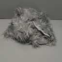 iMucci 36inch Christmas Tree Skirt Wool Fur Grey Tree Skirt Small Tree Skirts Grey Trees Skirt Holiday Party Decoration