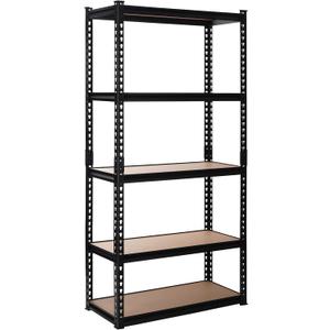 PACHIRA E-Commerce 72" Metal Shelving Units and Storage, 5 Tier Adjustable Storage Shelves Utility Shelf Industrial Shelving for Garage, Pantry, Kitchen, Living Room, 31.5" W x 16.5" D x 72" H
