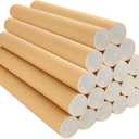 20PCS 1.5x12-Inch Mailing Tubes with Caps, Cardboard Shipping Tubes, Kraft Paper Tube Mailers for Shipping, Packing, Art Prints, Maps, Blueprint