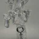 Metal Bottle Opener Kit 8 Pcs Stainless Blank Bottle Openers Inserts Hardware for Wedding Wine Party DIY Project Craft Flat Wood Turning (Silver, 8 Pieces)