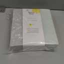 Burt's Bees Baby Essential Organic Cotton Fitted Crib Sheet, Breathable for Boy Girl Standard Crib & Toddler Mattresses (2-Pack, Good Night Sky Blue 2-pk)