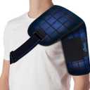 NEWGO Shoulder Ice Pack Wrap for Pain Relief, 2 Hours Long Lasting Cold Therapy Rotator Cuff Ice Pack for Shoulder Recovery After Surgery, Swelling, Tendonitis