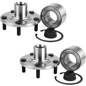 Autoround Pair BR930580K Front Wheel Bearing and Hub Assembly Compatible with Honda CR-V 2002-2006, Element 2003-2011