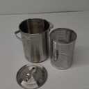 Asparagus Pot, Stainless Steel Asparagus Steamer Pot & Spaghetti Pasta Cooker with Perforated Steamer Basket - 3-Ply Base, 4.3L/1.14Gal, Versatile Cookware